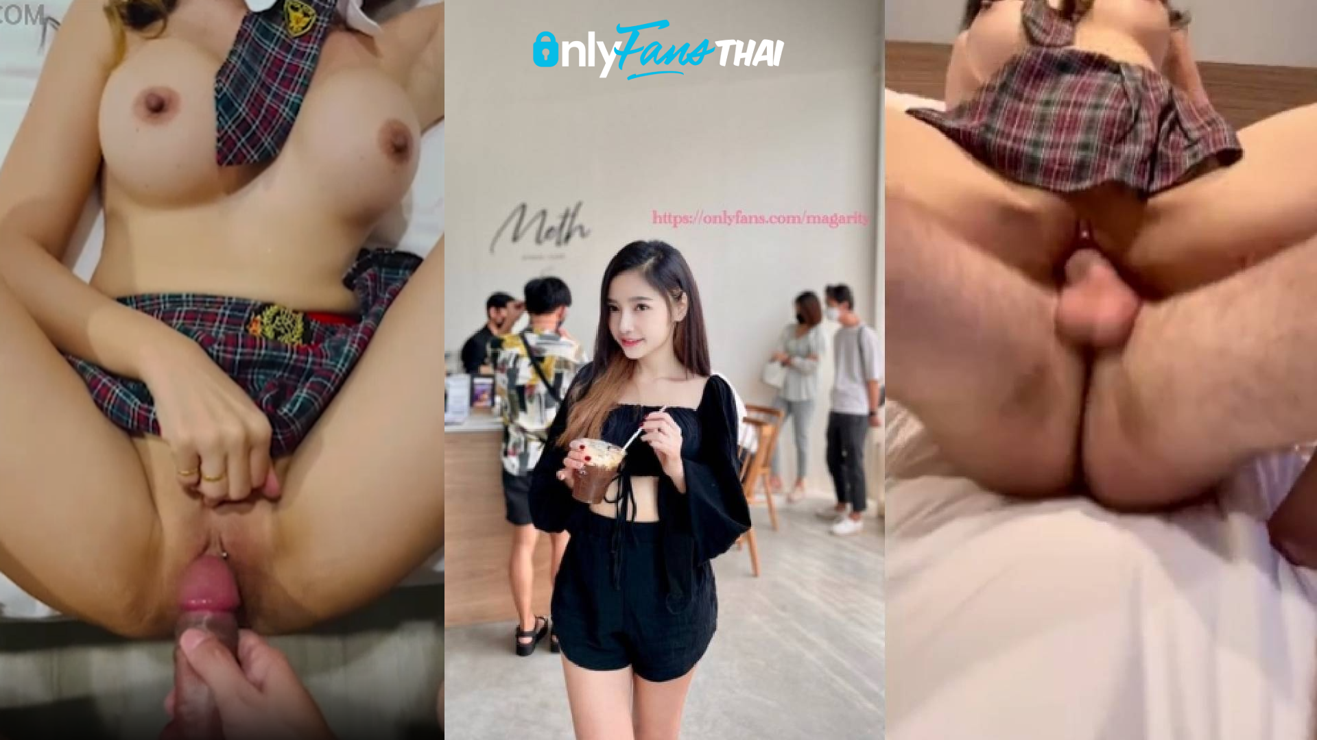 คลิปหลุด Onlyfans thai magarity พริตตี้นมใหญ่หีแดง เย็ดกับคู่ขาคาชุดคอสเพลย์ แหวกหีให้เย็ดเจอควยถูเม็ดหี จับยัดหีกระแทกรัวๆ ซอยหีมิดด้ามครางลั่น สลับถูหีให้เสียวๆ บิ๊วจนเงี่ยนจัดซอยยับแตกในคาหีเต็มๆ
